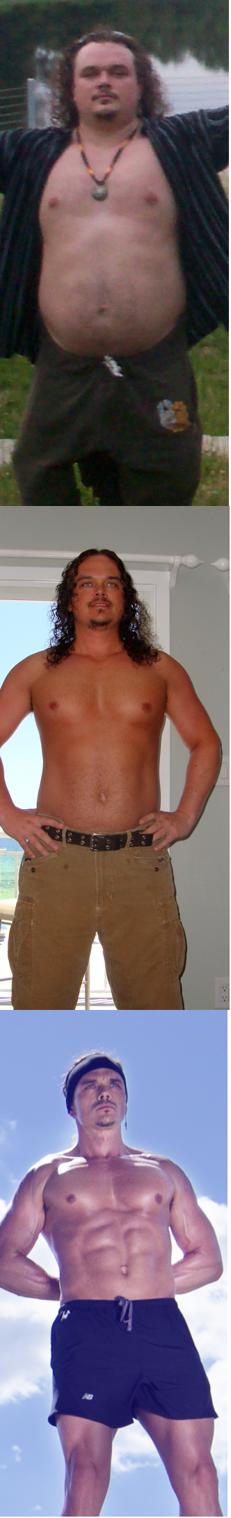 Transformation avant après de Casey Richardson qui a perdu 45 kilos de graisses